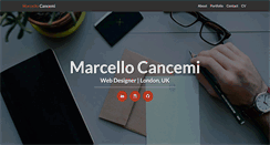 Desktop Screenshot of marcellocancemi.com