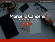 Tablet Screenshot of marcellocancemi.com